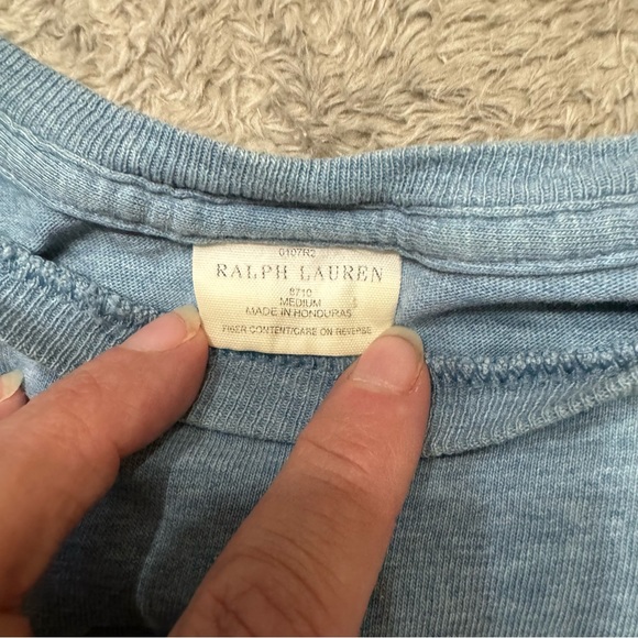 Polo Ralph Lauren Bear T Shirt VTG Rare Polo Player Equestrian 92 Stadium Sz M - Picture 3 of 8